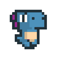 blue dino