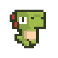 green dino